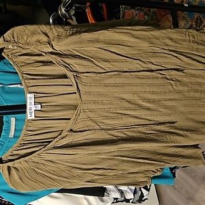 Meri Skye 3/4 sleeve blouse 1x